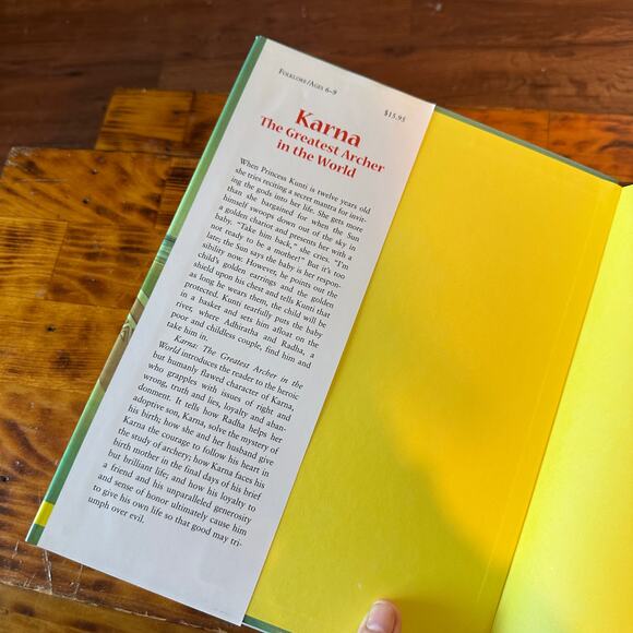 Karna The Greatest Archer In The World Indian Stories For Children Hardcover - Picture 2 of 11